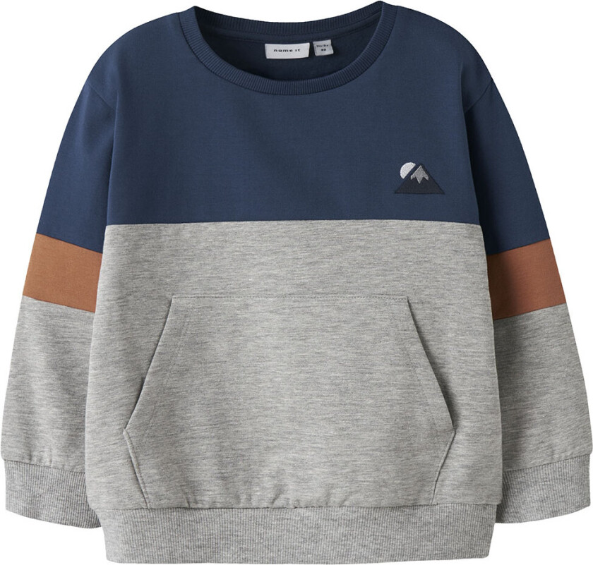 Collegegenser - NmmOdie - Insignia Blue - - 4 år (104) - Collegegenser