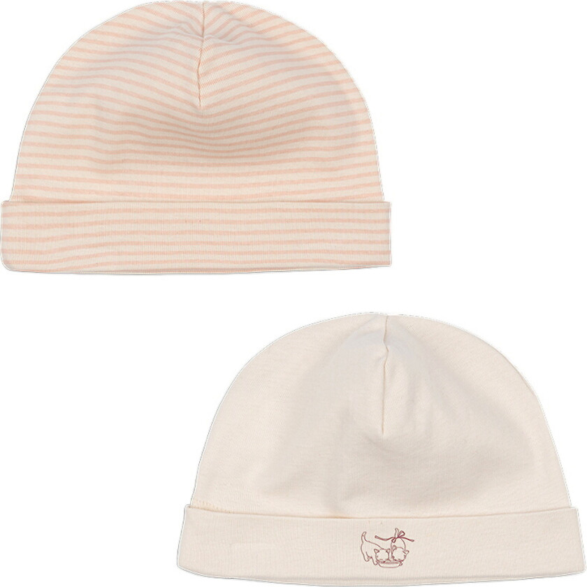 Luer - Beanie - Fio - 2-pack - Blush Mix - - 3-6 md - Lue
