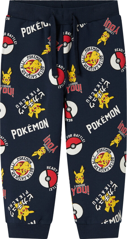 Joggebukser - NmmSilo - Pokémon - Navy Blazer - - 3 år (98) - Joggebukse