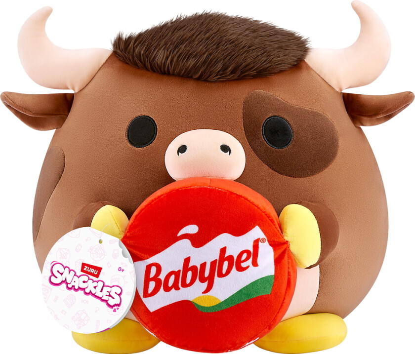 Snackles Kosedyr - 20 cm - Yakosen Matthew m. Babybel - SNACKLES - OneSize - Kosedyr