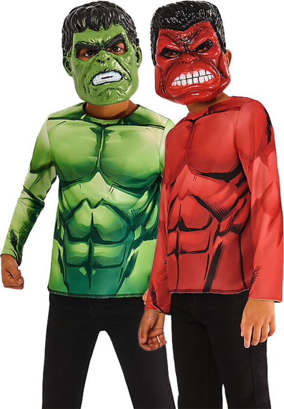 Kostymer - Marvel Hulk Vendbar - - 3-4 år (98-104) - Kostymer