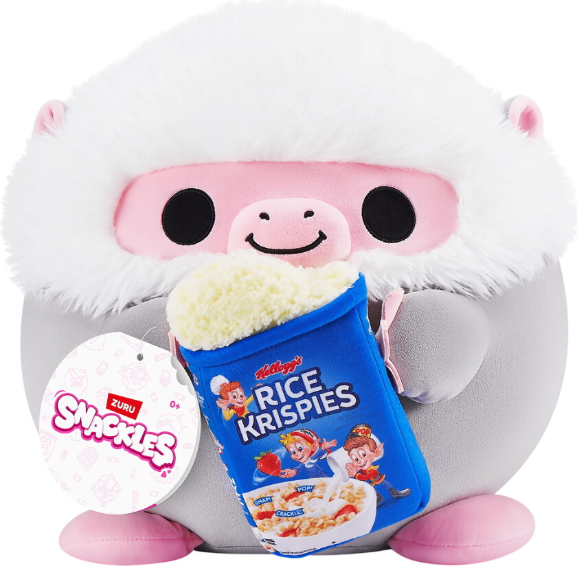 Snackles Kosedyr - 20 cm - Bavianen Lucas m. Rice Krispies - SNACKLES - OneSize - Kosedyr