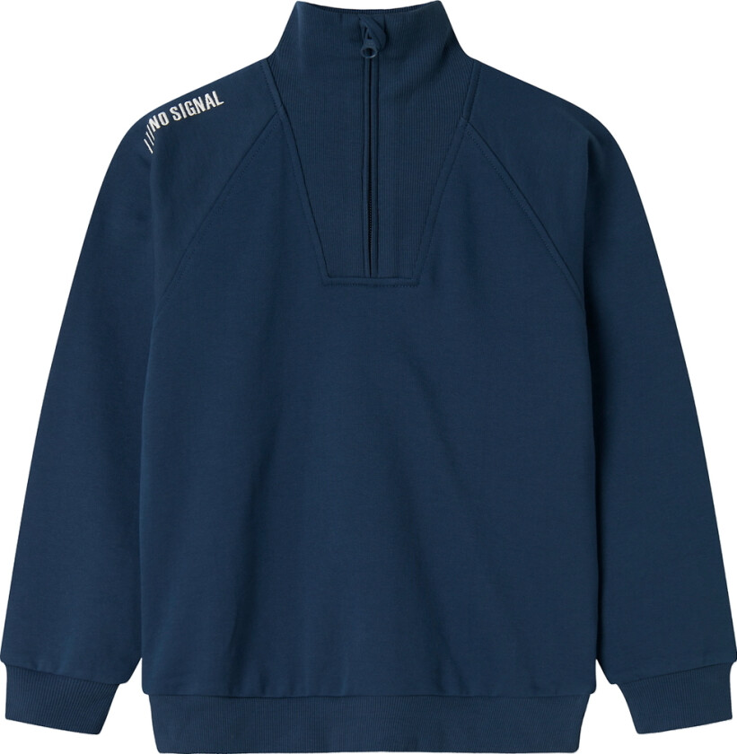 Collegegenser - NkmObie - Insignier Blue - - 6 år (116) - Collegegenser