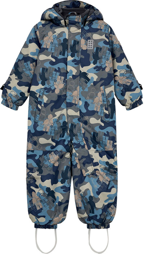 Vinterdress - LWJaz 710 - Blå m. Camo - - 2 år (92) - Vinterdress