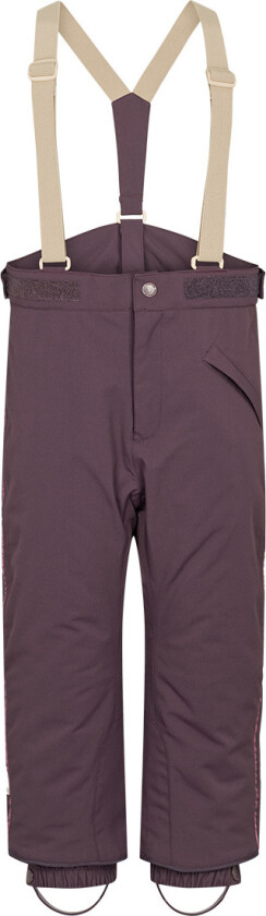 Skibukser m. Seler - Orla - Deep Plum - - 4 år (104) - Ski Pants
