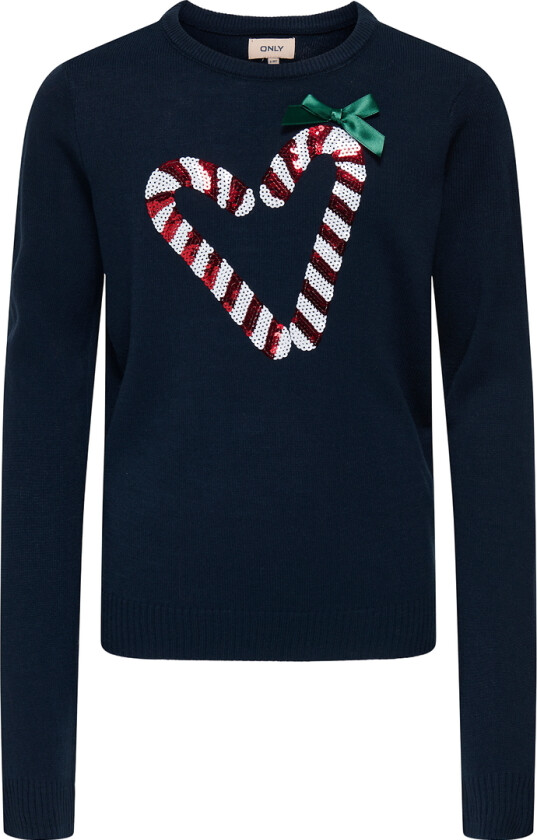 Genser - Strikk - KogXmas - Marine Academy/Candy Heart - - 7-8 år (122-128) - Genser
