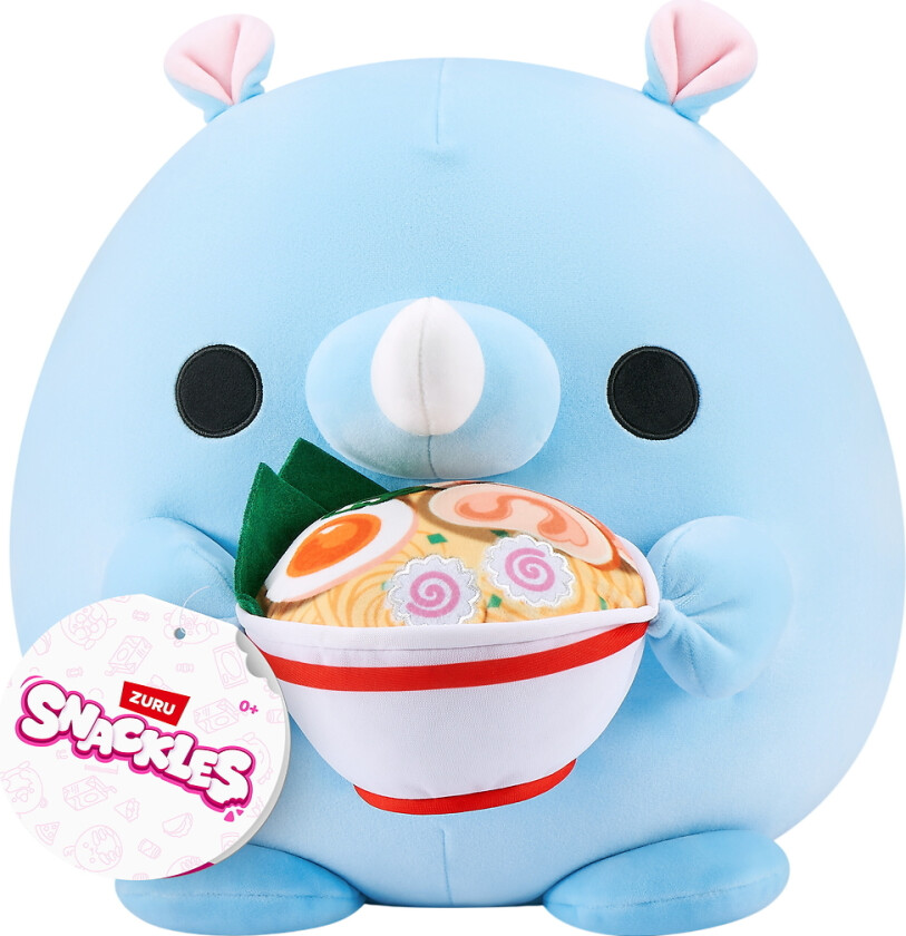 Snackles Kosedyr - 20 cm - Humphrey neshornet m. Ramen - SNACKLES - OneSize - Kosedyr