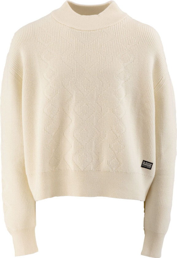 Genser - Ull/Bomull - Beskåret - Melk - - 12 år (152) - Genser