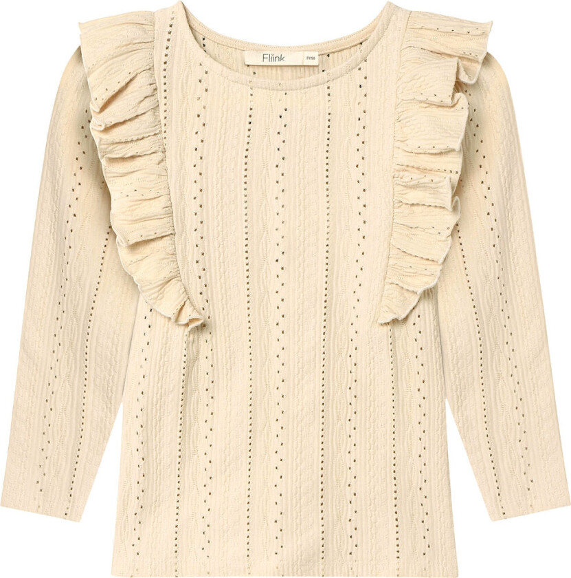 Genser - Gabby - Sandskall m. Hullmønster - - 80 - Genser