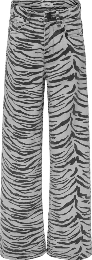 Jeans - Bred - KogHope - Ecru/Sebra - - 12 år (152) - Jeans