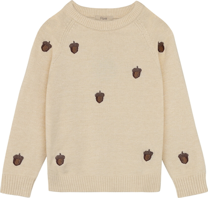 Genser - Strikk - Benna - Eikenøtt - Sandskjell - - 92 - Genser