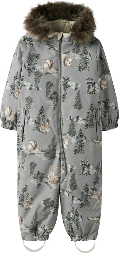 Vinterdress - NmnSnow10 - Ultimate Grey/Skog - - 6 år (116) - Vinterdress