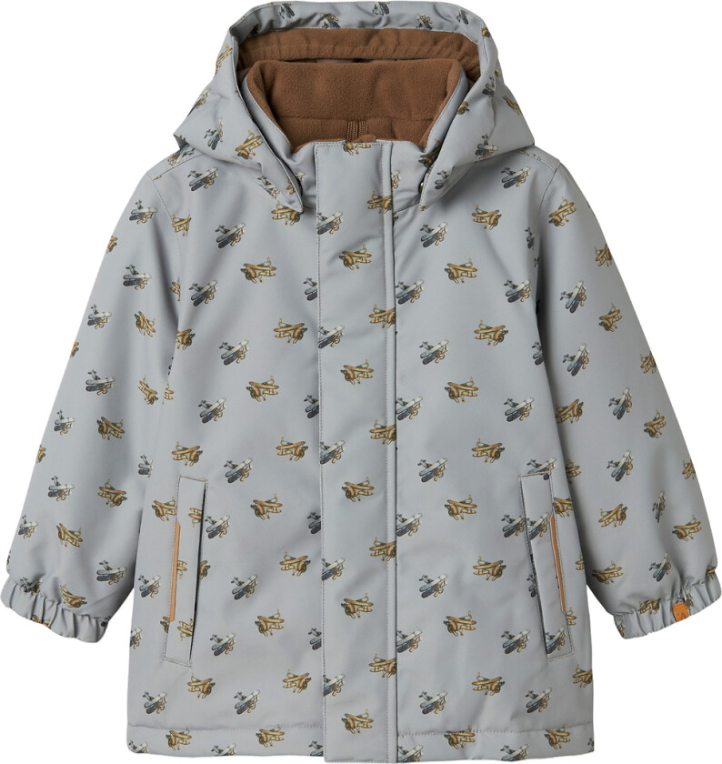 Lil' Atelier Vinterjakke - NmmLasnow10 - Ultimate Grey/Fly - Lil Atelier - 4 år (104) - Vinterjakke