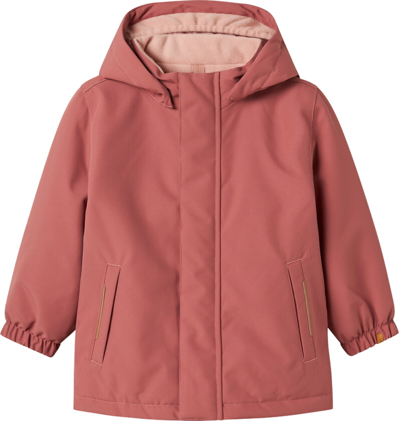 Lil' Atelier Vinterjakke - NmfLasnow10 - Visnet Rose - Lil Atelier - 7-8 år (122-128) - Vinterjakke
