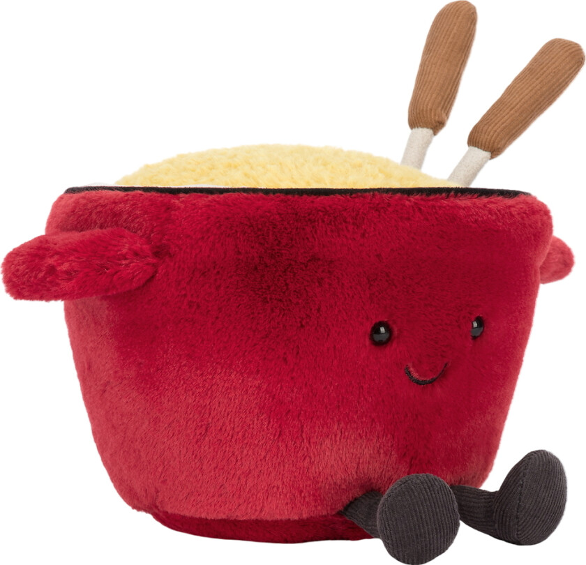 Kosedyr - 13x20 cm - Amuseables Ostefondue - - OneSize - Kosedyr