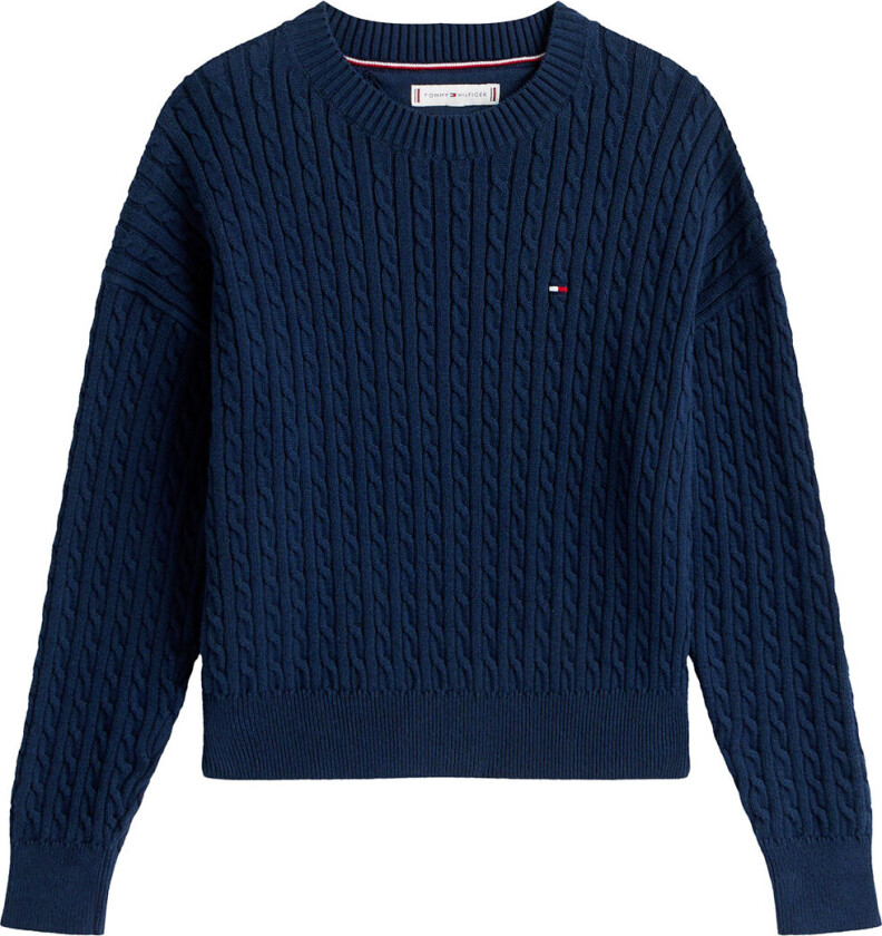 Genser - Strikk - Dark Natt Navy - - 6 år (116) - Genser