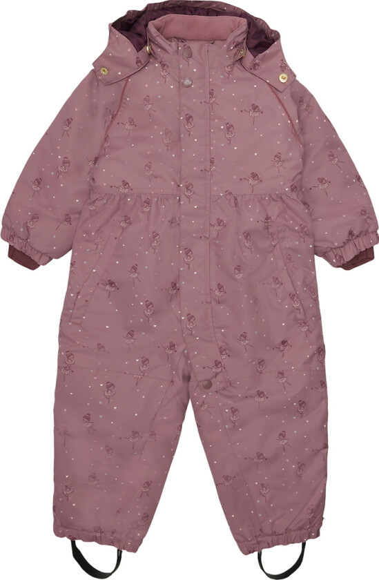 Vinterdress - HCOtine - Pale Mauve m. Hjerter/Ba - - 6 år (116) - Vinterdress