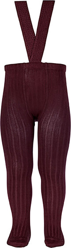 Strømpebukser m. Seler - Rib - Syrah - - 6-12 md - Strømpebukser