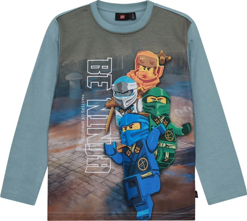 Ninjago Genser - LwTaffy - Blå - - 9 år (134) - Genser
