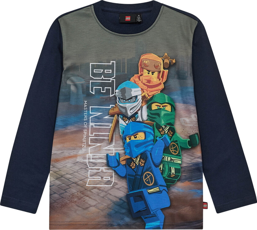 Ninjago Genser - LwTaffy - Mørkeblå - - 9 år (134) - Genser