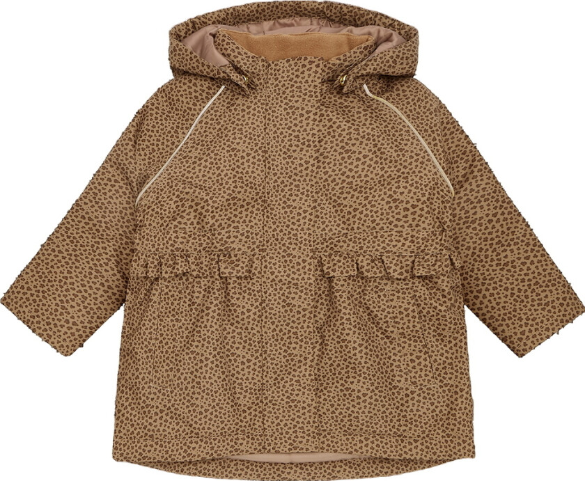 Vinterjakke - HCObia - Trerøyk m. Leopard - - 5 år (110) - Vinterjakke