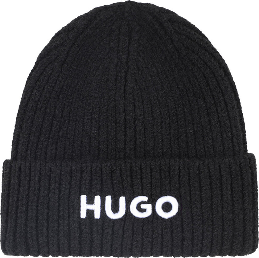 Lue - Strikk - Svart - - 54 cm - Lue