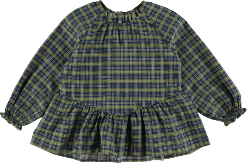 Genser - Terre - Laurbær Blue Rutete - - 3 år (98) - Genser