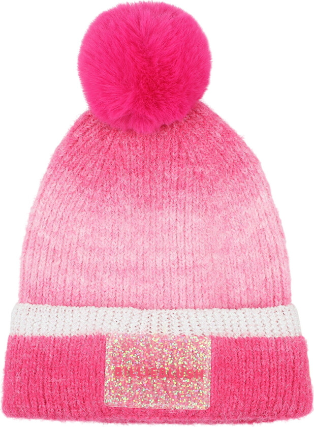 Lue - Strikk - Ull - Rosa m. Dusk - - 54 cm - Lue