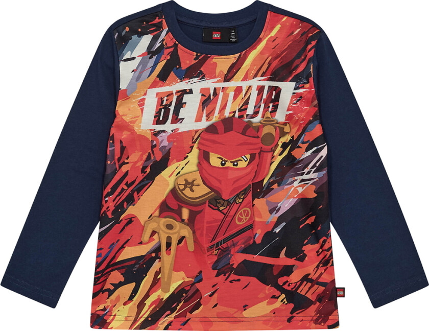 Ninjago Genser - LwTaffy - Mørkeblå - - 4 år (104) - Genser