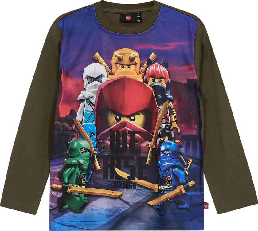 Ninjago Genser - LwtAffy - Mørkegrønn - - 9 år (134) - Genser