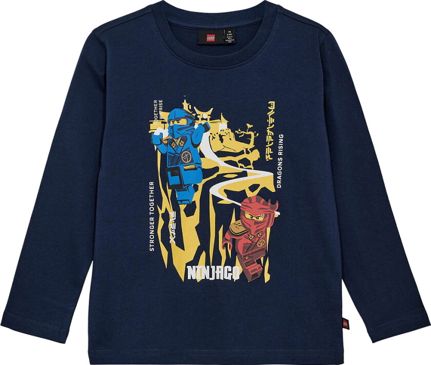Ninjago Genser - LwTaffy - Mørkeblå - - 6 år (116) - Genser