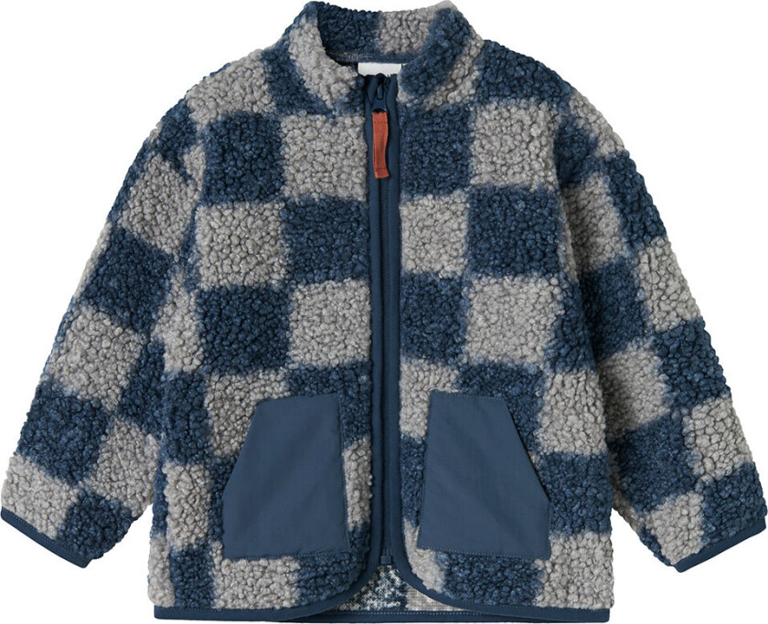 Fleecejakke - Teddy - NmmOrlando - Insignia Blue - - 2 år (92) - Fleecejakke