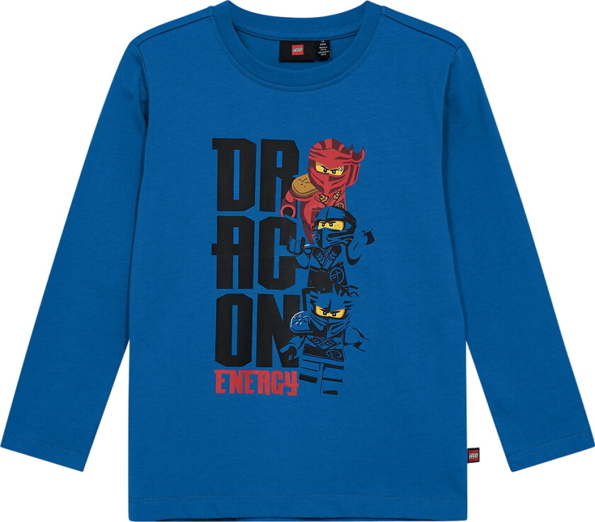 Ninjago Genser - LwTaffy - Blå - - 9 år (134) - Genser