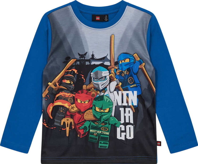 Ninjago Genser - LwTaffy - Blå - - 10 år (140) - Genser