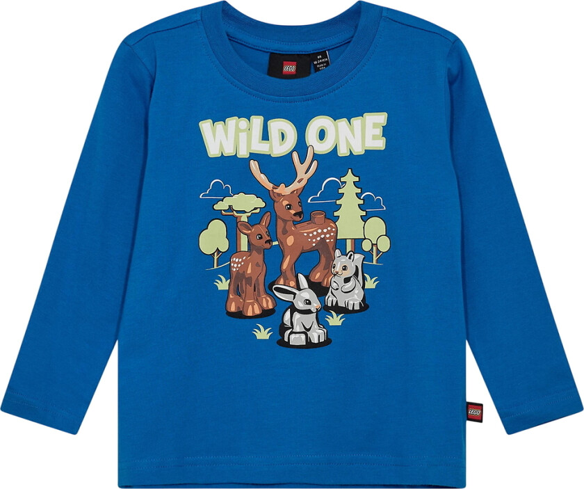 Duplo Genser - LwTasi - Blå - - 4 år (104) - Genser