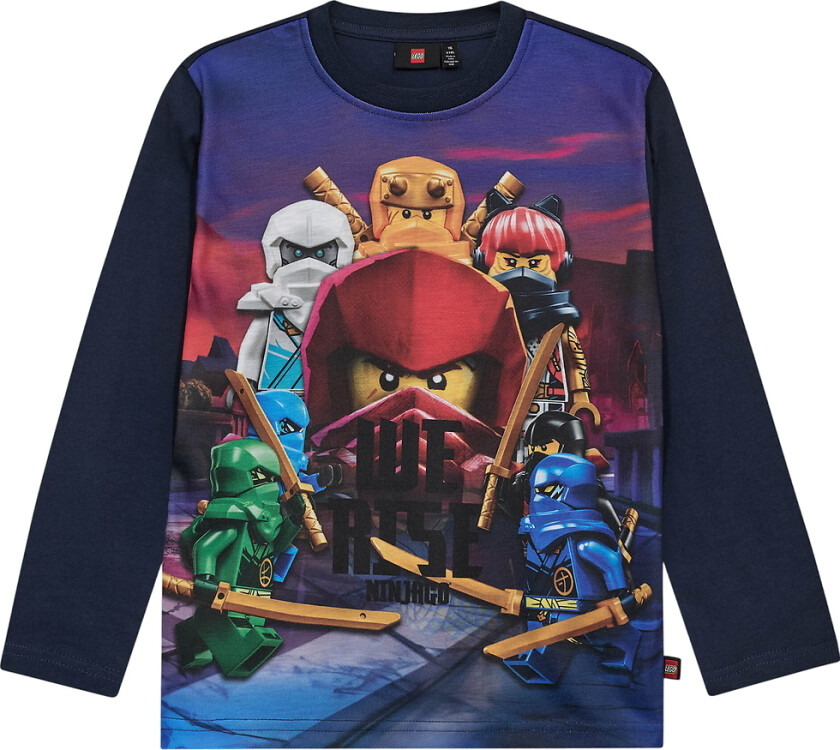 Ninjago Genser - LwtAffy - Mørkeblå - - 7 år (122) - Genser