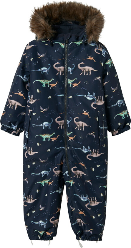 Vinterdress - Noos - NmmSnow10 - Dark Sapphire/Dino EART - - 7 år (122) - Vinterdress
