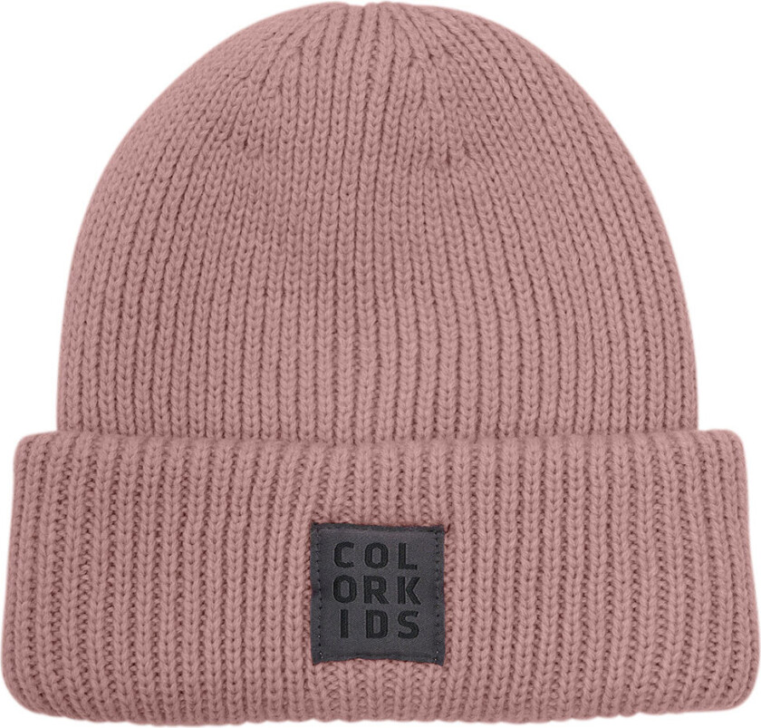 Lue - Ull/Akryl - Strikk - Woodrose - - 50 cm - Lue