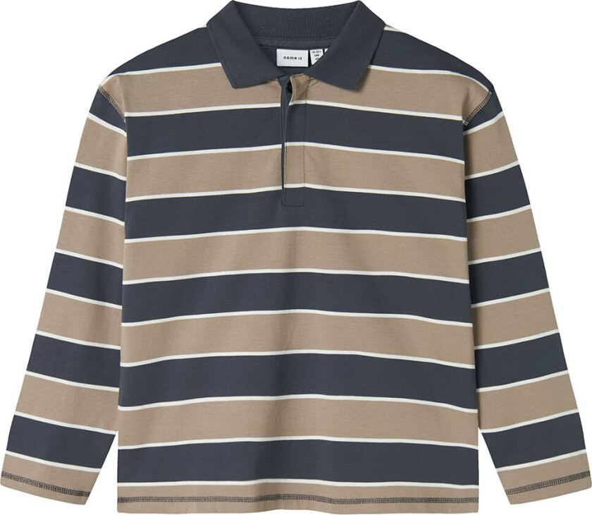 Poloskjorte - NkmOllie - Ristede cashewnøtter - - 9-10 år (134-140) - Polo