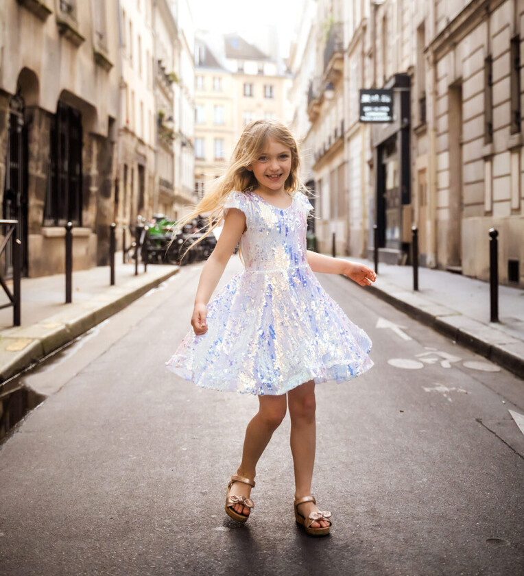 Kostymer - Paljetter Konsertdronning - - 3-4 år (98-104) - Kostymer