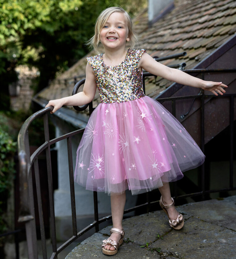 Kostymer - En Star Is Født - Rosa - - 7-8 år (122-128) - Kostymer