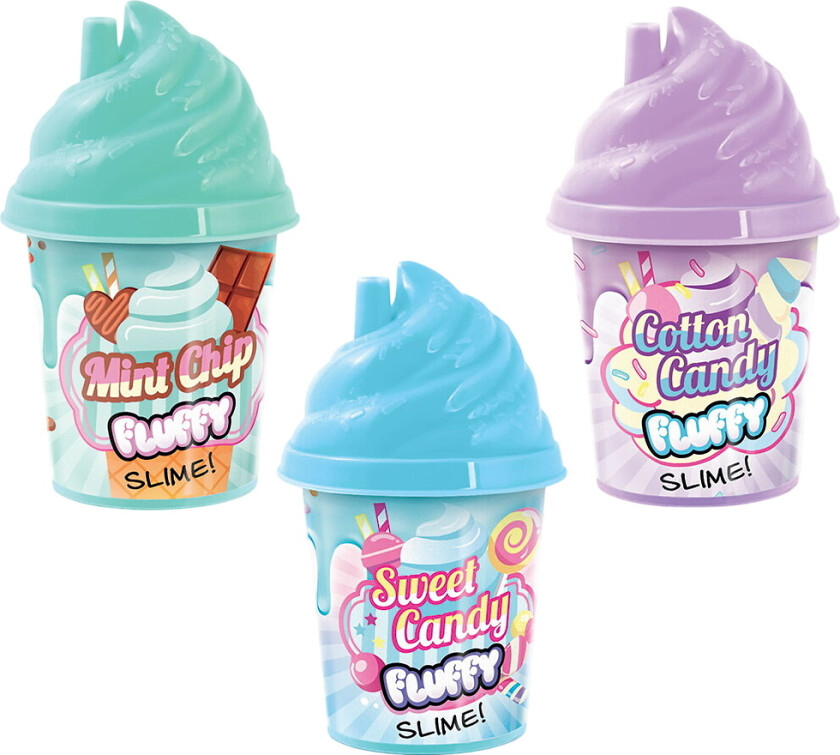 Gjør-det-selv-Slim - Fluffy Pop Slime Shaker - Assorter - - OneSize - Slim