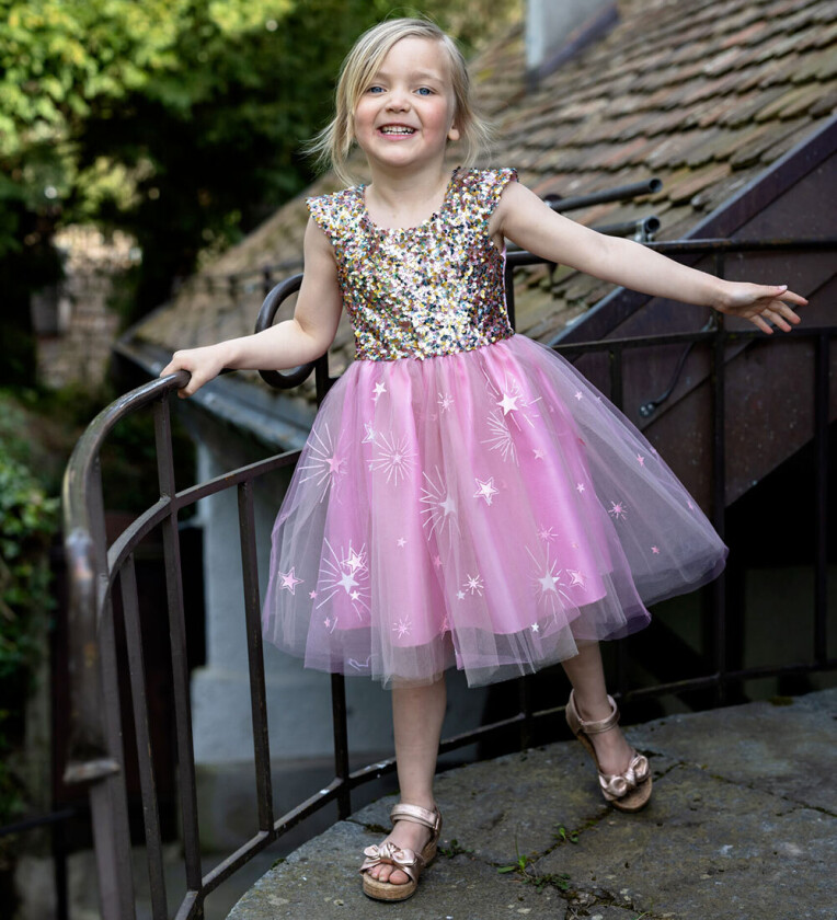 Kostymer - En Star Is Født - Rosa - - 3-4 år (98-104) - Kostymer