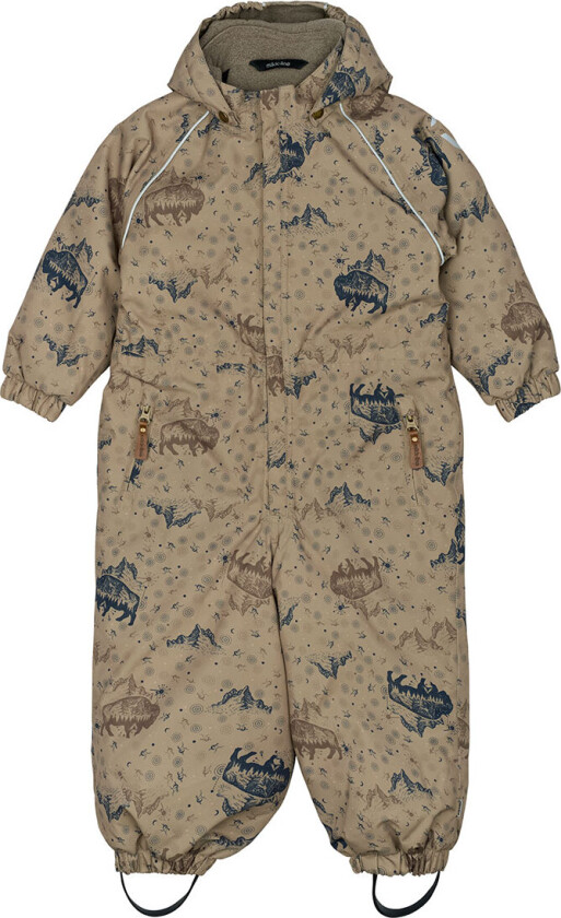 Vinterdress - Foran - Koriander m. Trykk - - 4 år (104) - Vinterdress