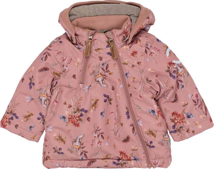 Vinterjakke - Resirkulert - Burlwood m. Trykk - - 3 år (98) - Vinterjakke