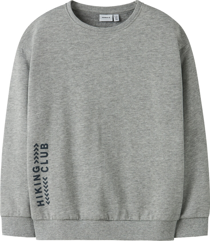 Collegegenser - NkmOrville - Grey Melange - - 6 år (116) - Collegegenser