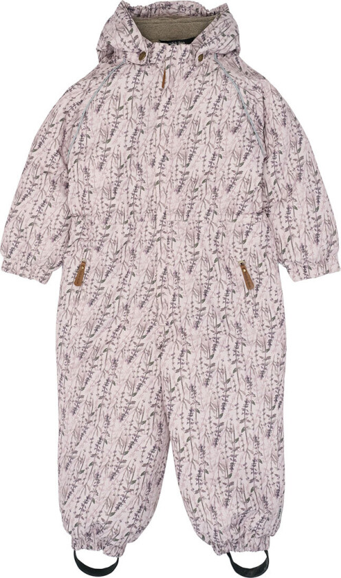 Vinterdresser - Floral - Cloud Grå m. Trykk - - 7 år (122) - Vinterdress