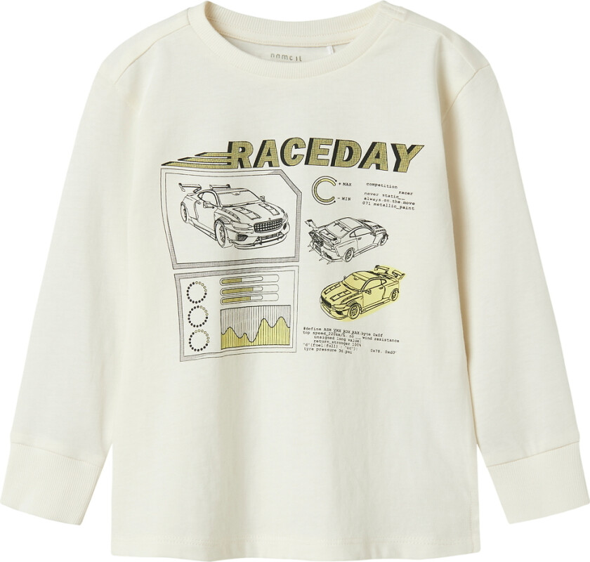 Genser - NmmObay - Coconut Melk - - 5 år (110) - Genser