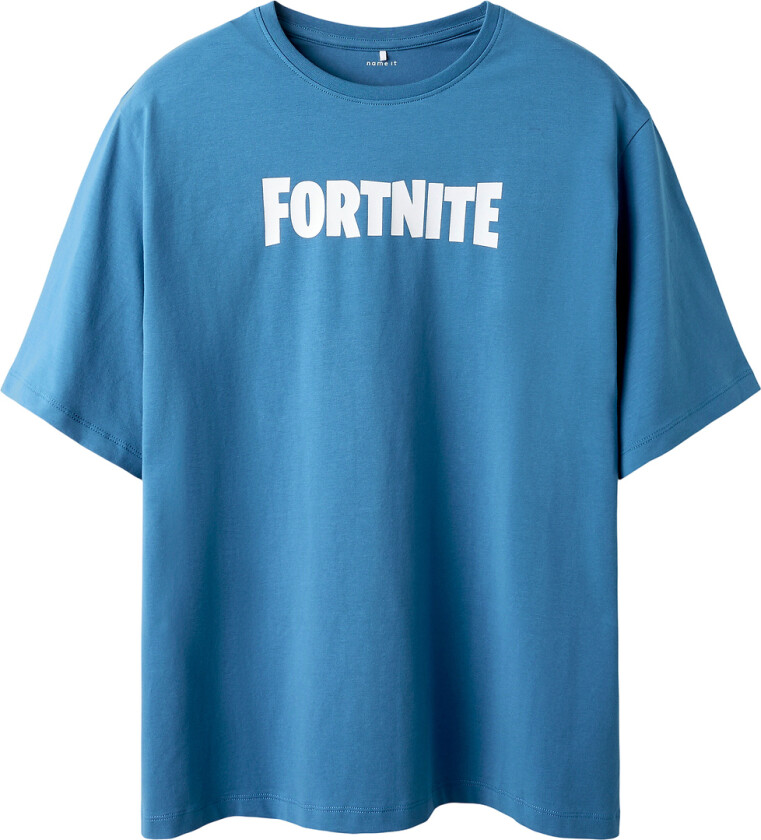 T-skjorte - NkmJunior - Fortnite - Vallarta Blue - - 7-8 år (122-128) - T-skjorte
