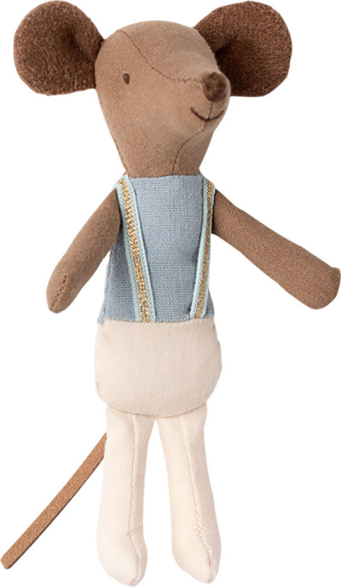 Ballettdansermus m. Stativ - Romeo - Storebror - Beige - - OneSize - Dukke